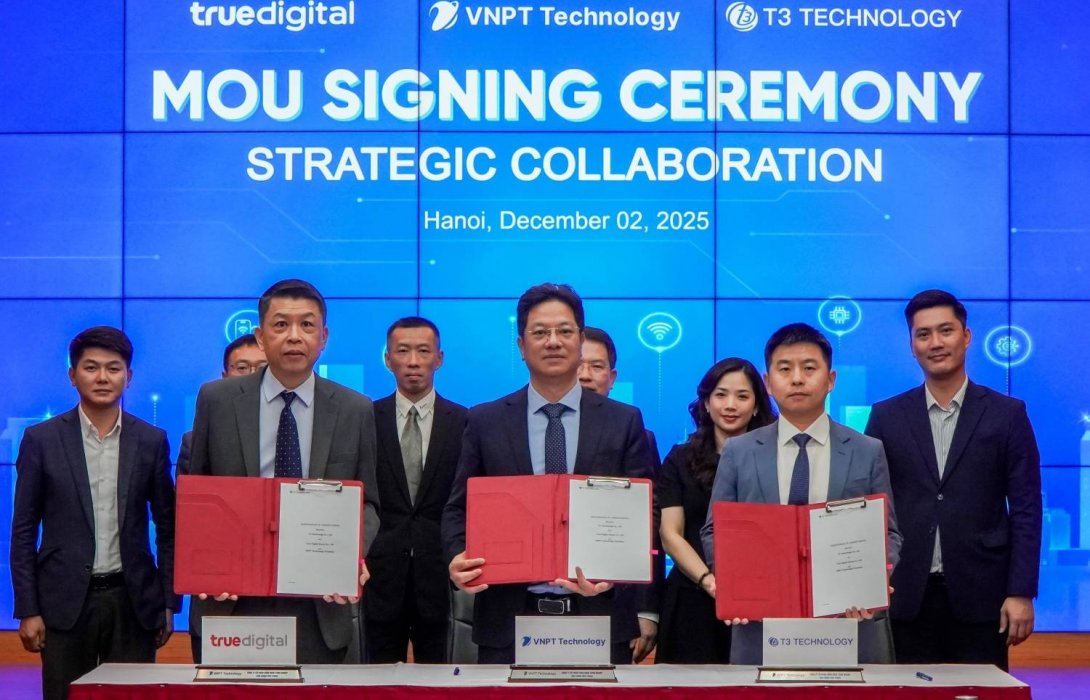 ทรู ดิจิทัล กรุ๊ป ผนึก VNPT Technology ร่วมกับ T3 Technology ประกาศความร่วมมือเชิงกลยุทธ์ สร้างระบบนิเวศ AI Home ในเวียดนาม 