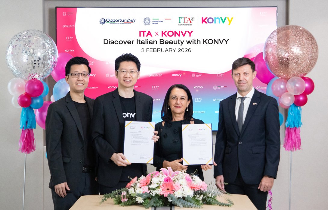 KONVY จับมือ ITA ลงนามความร่วมมือยกทัพแบรนด์ “Made in Italy” เสิร์ฟนักช้อปไทยตลอดปี 2026