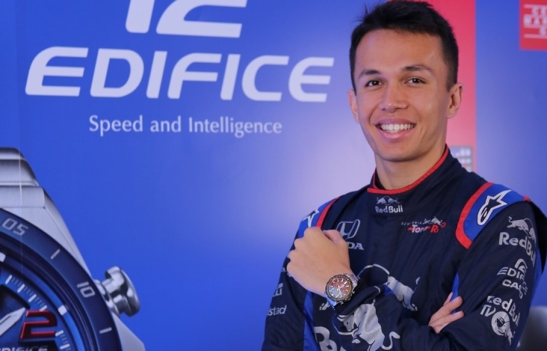 CASIOเปิดตัวนักแข่งFORMULA 1“อเล็กซานเดอร์ อัลบอน อังศุสิงห์”เป็นแบรนด์แอมบาสเดอร์ EDIFICE 