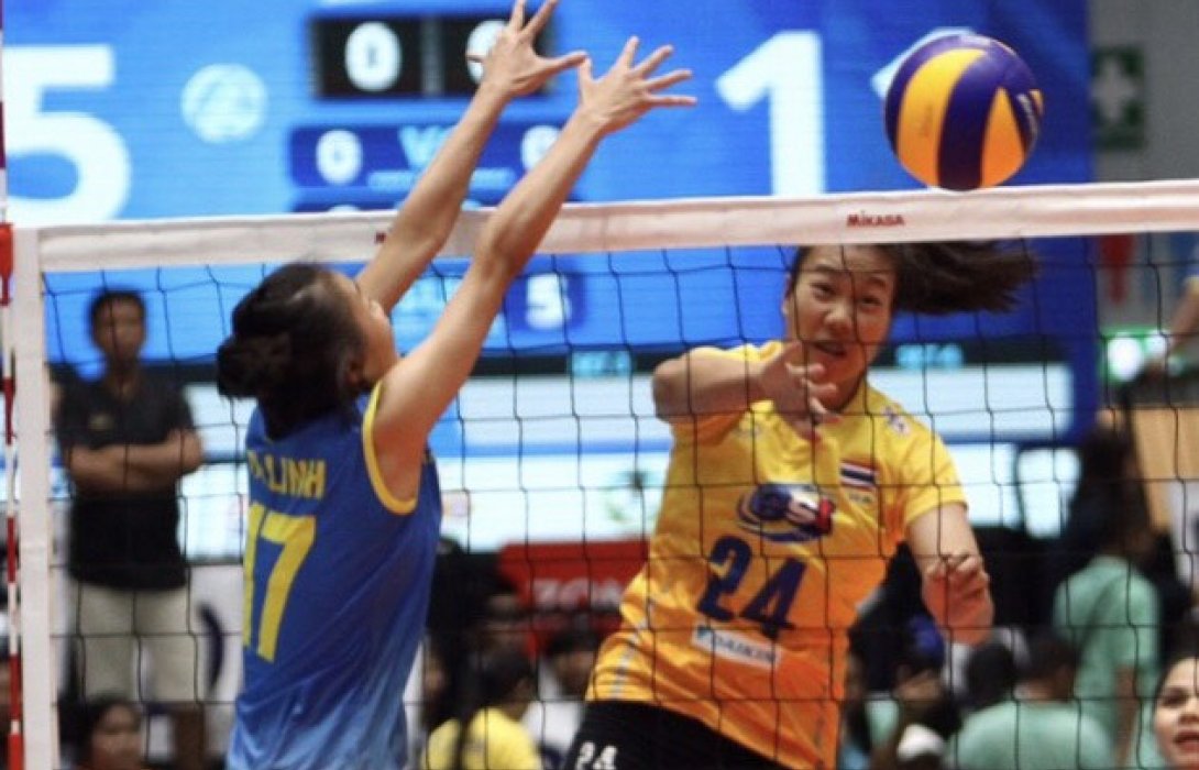 สาวไทยดุตบ เหงียน 3 เซตลูกยาง แซท-ไทยแลนด์ วอลเลย์บอล อินวิเตชั่น 2019   
