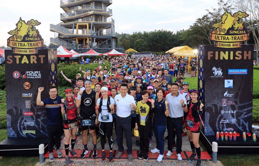 นักวิ่ง ไทย-เทศ กว่า 1,700 คน ร่วมพิชิตยอดเขาสิงห์ อัลตร้า เทรล เชียงราย 2019