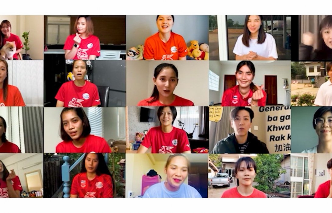 ซุปเปอร์สตาร์นักตบ“เจนเนอราลี่ สุพรีม”ยกทีมร่วมส่งกำลังใจถึงคนไทยทั้งประเทศ
