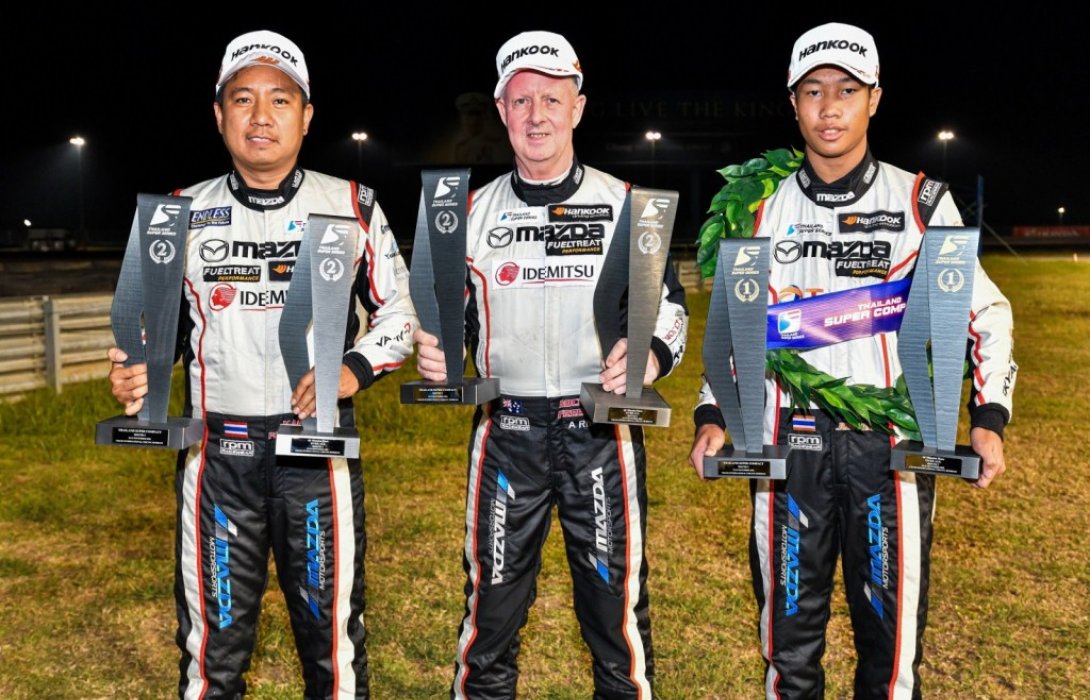 Mazda2 สกายแอคทีฟคลีนดีเซลแรงหยุดไม่อยู่คว้าแชมป์ประจำปี Thailand Super Series 2020 