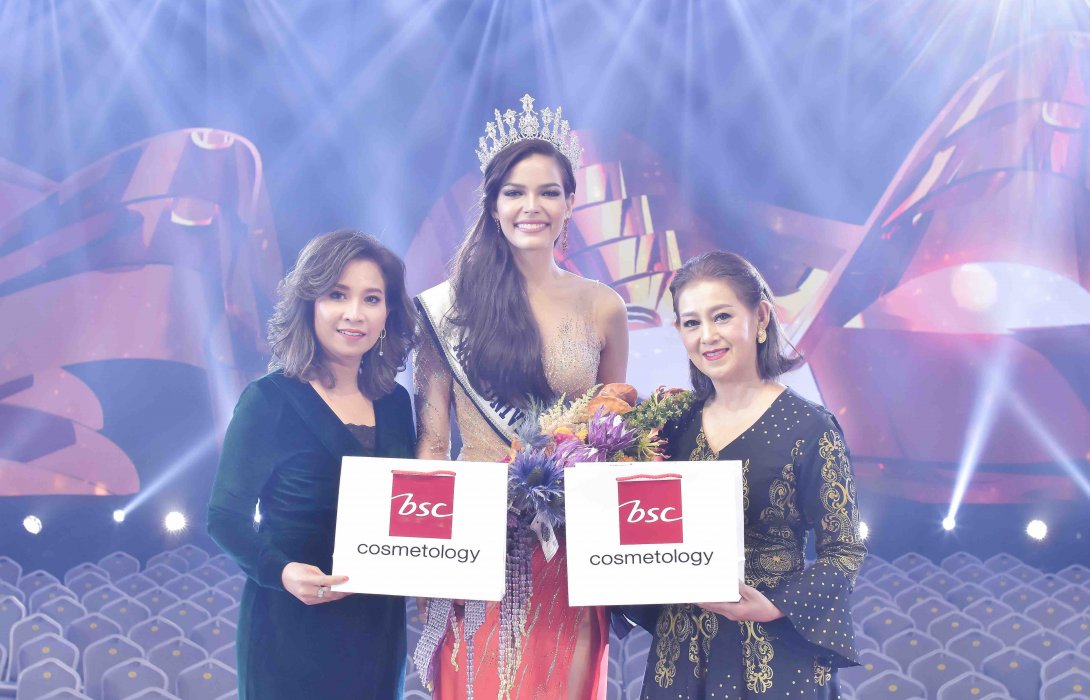 BSC แสดงความยินดี ฟ้าใส ปวีณสุดา มงลง  Miss Universe Thailand 2019