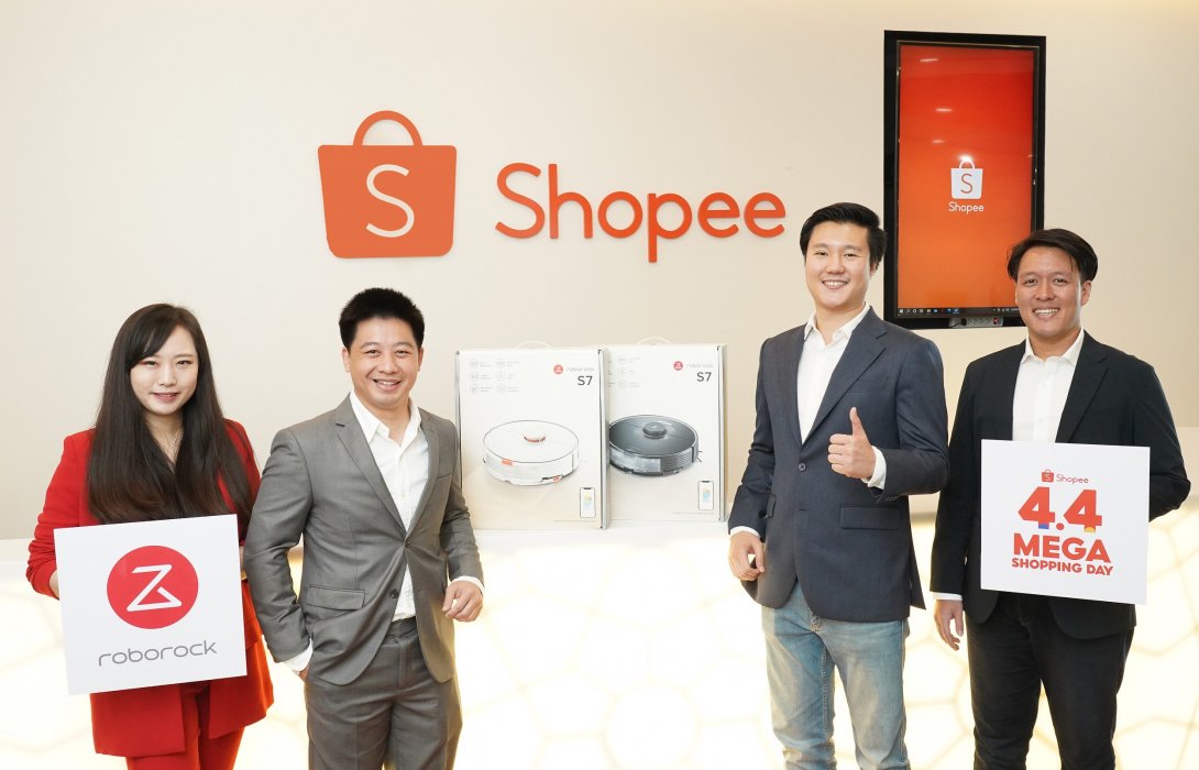 “Roborock” รุกตลาดหุ่นยนต์ดูดฝุ่นไทยเต็มสูบ ผนึก “Shopee” ส่งโปรฯ เด็ด รับแคมเปญ Shopee 4.4 Mega Shopping Day