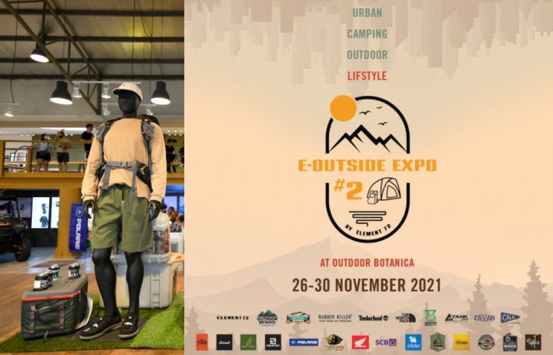 Element 72 ฉลองครบรอบ 1 ปี Outdoor Botanica  ชวนสายแคมป์ปิ้งช้อปไอเทม สุดชิล ที่งาน E-Outside Expo #2 ตั้งแต่วันที่ 26-30 พ.ย นี้
