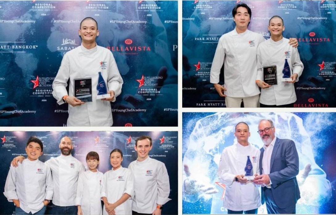 เชฟ Ian Goh จากประเทศสิงคโปร์ ผู้คว้ารางวัล S.Pellegrino Young Chef Academy