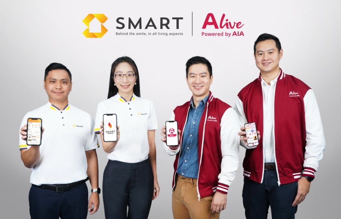 SMART จับมือ ALive มอบสิทธิประโยชน์คุ้มครองลูกบ้านกับประกันอุบัติเหตุกลุ่ม จาก เอไอเอ วงเงินคุ้มครอง 150,000 บาท