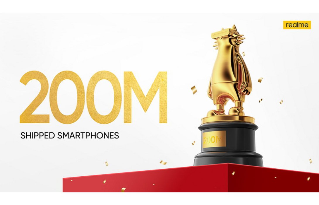realme ฉลองยอดขายทั่วโลกทะลุ 200 ล้านเครื่อง! ประกาศเดินหน้าพัฒนานวัตกรรมเพื่อตอบโจทย์ลูกค้าทุกกลุ่ม ตั้งแต่ระดับเริ่มต้นไปจนถึงแฟล็กชิป