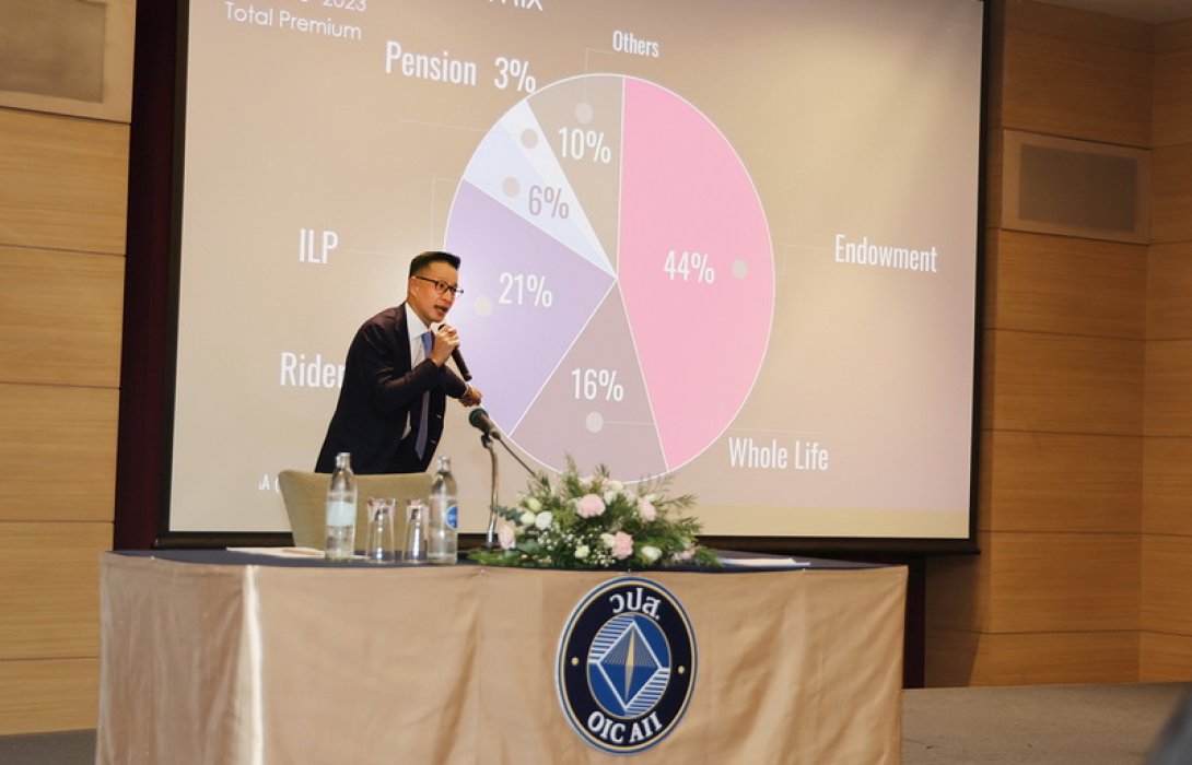 นายกสมาคมประกันชีวิตไทยรับเชิญเป็นวิทยากรบรรยายให้นักศึกษา วปส. รุ่นที่ 12