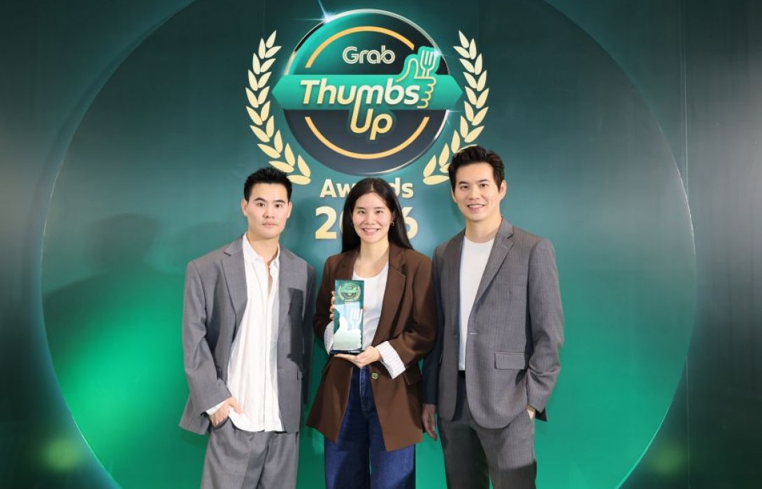 ‘KANORI’ คว้ารางวัลสุดยอดร้านอาหารขายดีแห่งปี  จาก #GrabThumpsUp Awards 2026 ย้ำภาพแฮนด์โรลเบอร์ 1 ของไทย กวาดรายได้ 400 ล้านบาท 