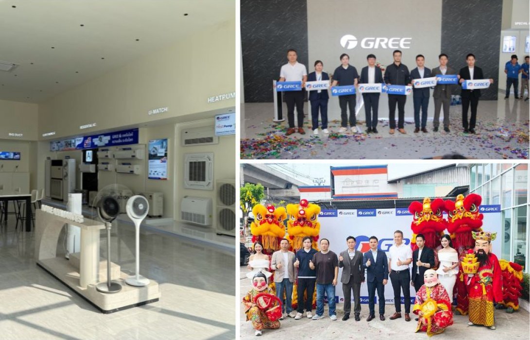 GREE เปิดโชว์รูมแห่งแรกในกรุงเทพฯ เสริมความแข็งแกร่งในตลาดเครื่องปรับอากาศของไทย