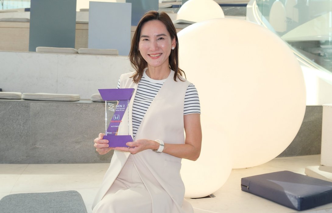 ฮอนด้า คว้ารางวัล GEN Z TOP Brand Award 2026  ตอกย้ำความเป็นแบรนด์รถยนต์ที่ GEN Z ชูสให้ยืนหนึ่งในใจ