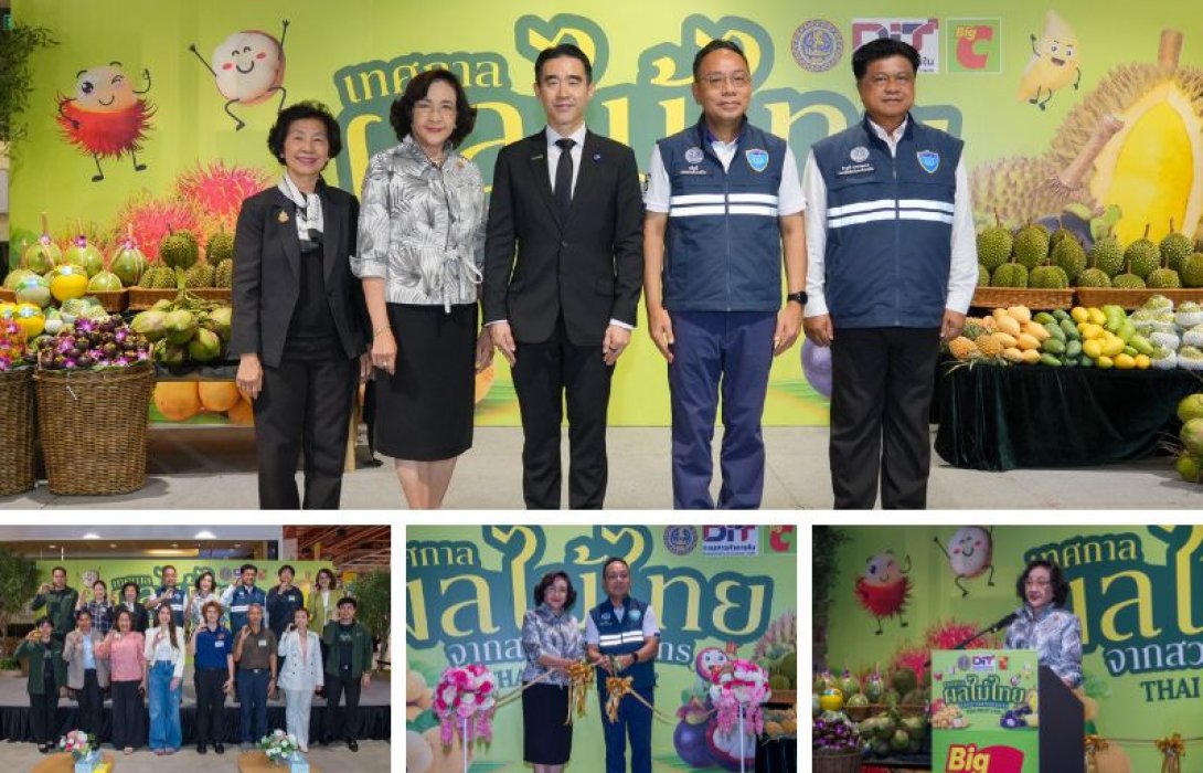 บิ๊กซี เปิดเวที “ผลไม้ไทย สดจากสวน สู่บิ๊กซี ปี 2569” ดันรายได้เกษตรกรไทยทั่วประเทศ เสิร์ฟผลไม้สดคุณภาพ คุ้มค่าถึงมือผู้บริโภค พร้อมไฮไลต์ “บุฟเฟต์ทุเรียนและผลไม้ไทย อิ่มไม่อั้น” ตลอดเดือนพฤษภาคม
