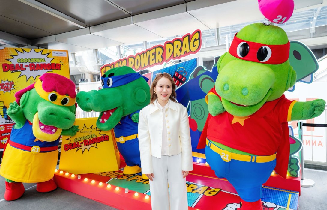 ศูนย์การค้าเทอร์มินอล21 อโศก, ศูนย์การค้าเทอร์มินอล21 พระราม3, ศูนย์การค้าเทอร์มินอล21 พัทยา, ศูนย์การค้าเทอร์มินอล21 โคราช และ ศูนย์การค้าแฟชั่นไอส์แลนด์ และเดอะพรอมานาด ผนึกกำลังต้อนรับเทศกาลช้อปกลางปีสุดยิ่งใหญ่ ส่งแคมเปญ “CROCODEAL DEAL-RANGER” ภายใต้