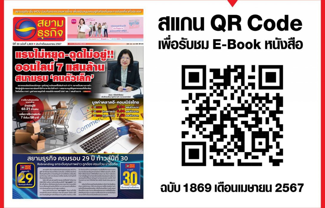 หนังสือพิมพ์สยามธุรกิจฉบับที่ 1869 เดือน เม.ย. 67