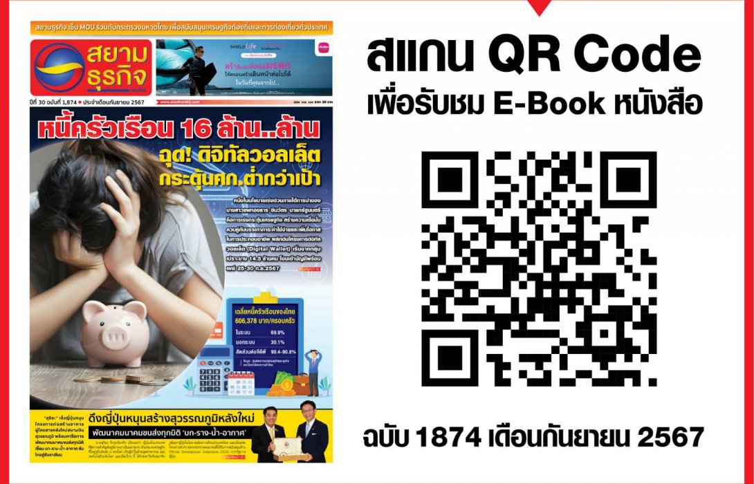 หนังสือพิมพ์สยามธุรกิจฉบับที่ 1874 เดือน ก.ย. 67