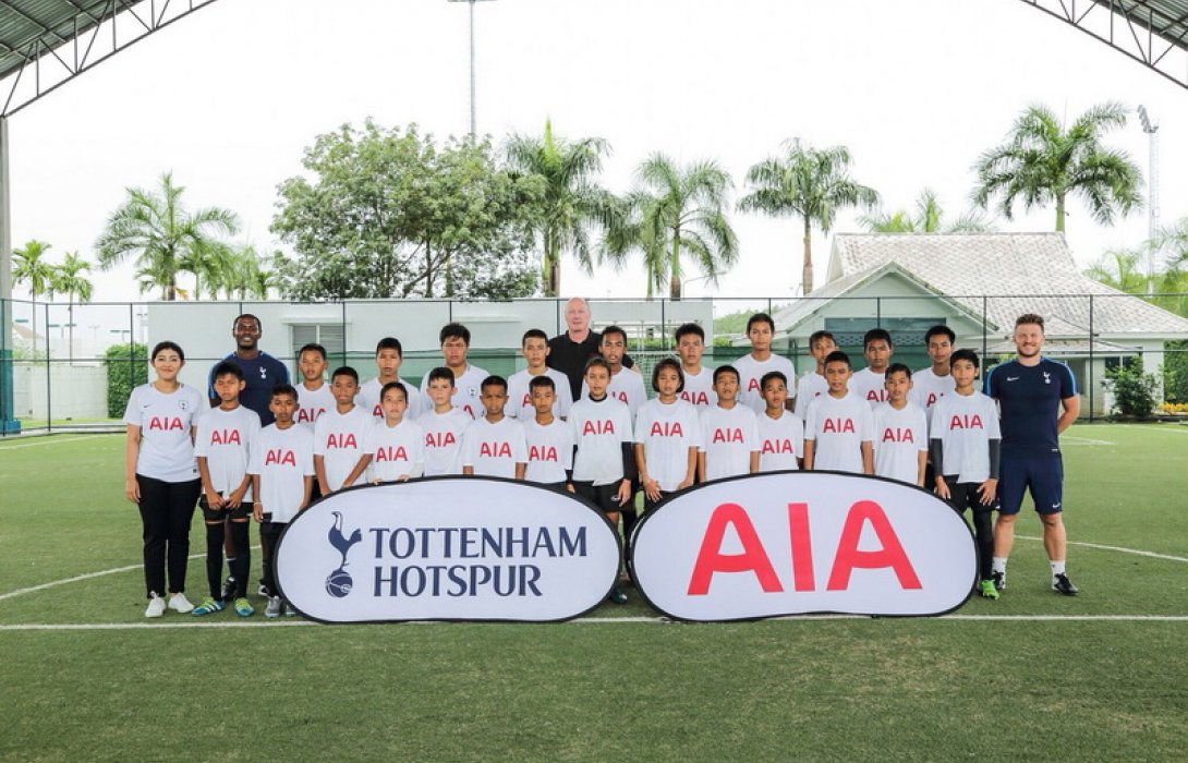 เอไอเอ จับมือ สเปอร์ส จัดโครงการ AIA-Tottenham Hotspur Elite Football Training Camp 2017