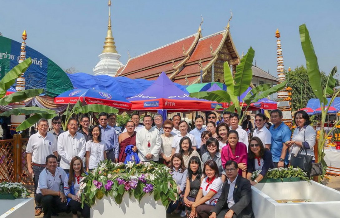 ทิพยจัดทอดผ้าป่าสามัคคีมหากุศลสร้าง หอไตรทิพย