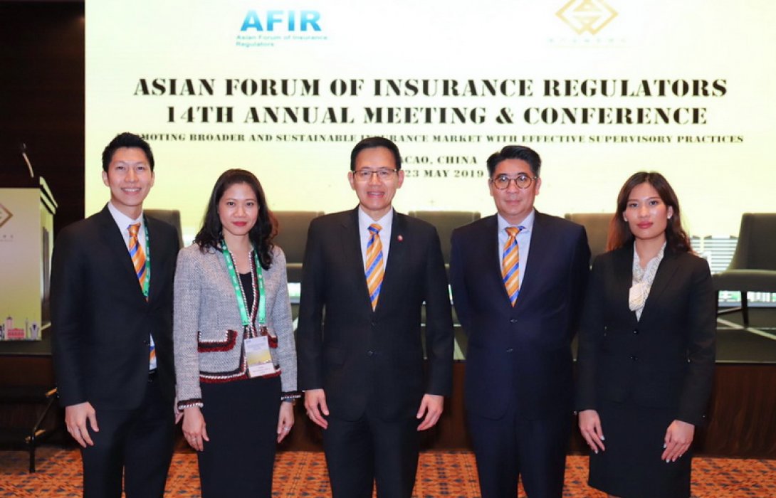 คปภ. ชูบทบาทในเวทีสากลในการประชุม 14th AFIR Annual Meeting and Conference และการประชุม 2nd Asia-Pacific High-level Meeting on Insurance Supervision ณ เขตบริหารพิเศษมาเก๊า สาธารณรัฐประชาชนจีน