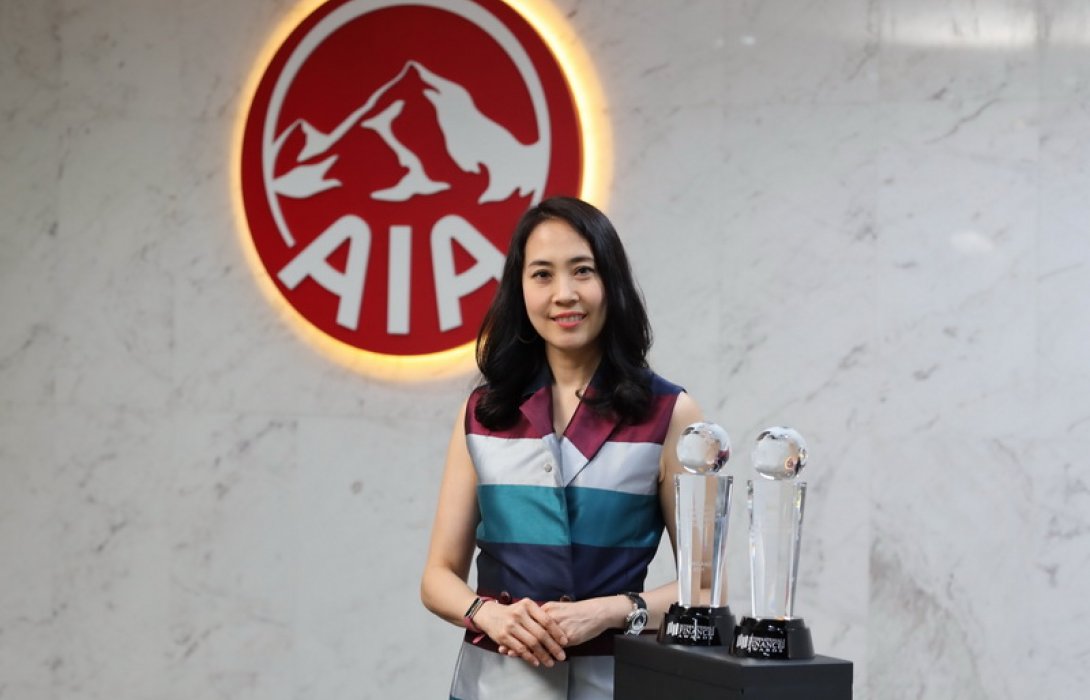 เอไอเอ ประเทศไทย รับรางวัล Best Digital Transformation Life Insurance Company Thailand และ Best Use of Technology in Insurance Thailand ประจำปี 2564 จากเวที International Finance Awards