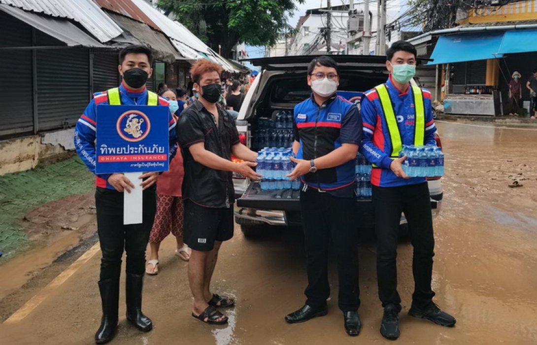 ทิพยประกันภัยส่งทีม TIP Smart Assist และทีมสินไหมทดแทนลงพื้นที่เชิงรุกช่วยเหลือผู้ได้รับผลกระทบจากพายุมู่หลาน จ.เชียงราย