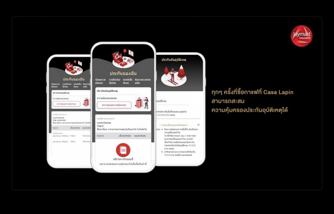 HIVE by Income ร่วมกับเจมาร์ท ประกันภัย แจกฟรีประกันอุบัติเหตุส่วนบุคคล เมื่อซื้อกาแฟที่ Casa Lapin