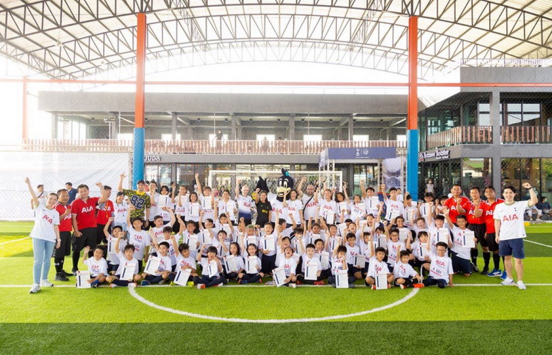 เอไอเอ ประเทศไทย จับมือ สโมสรท็อตแน่ม ฮ็อตสเปอร์ จัดกิจกรรม “Spurs Way” Football Training 2022 โดยโค้ชระดับโลก สานต่อความฝันเยาวชนไทย