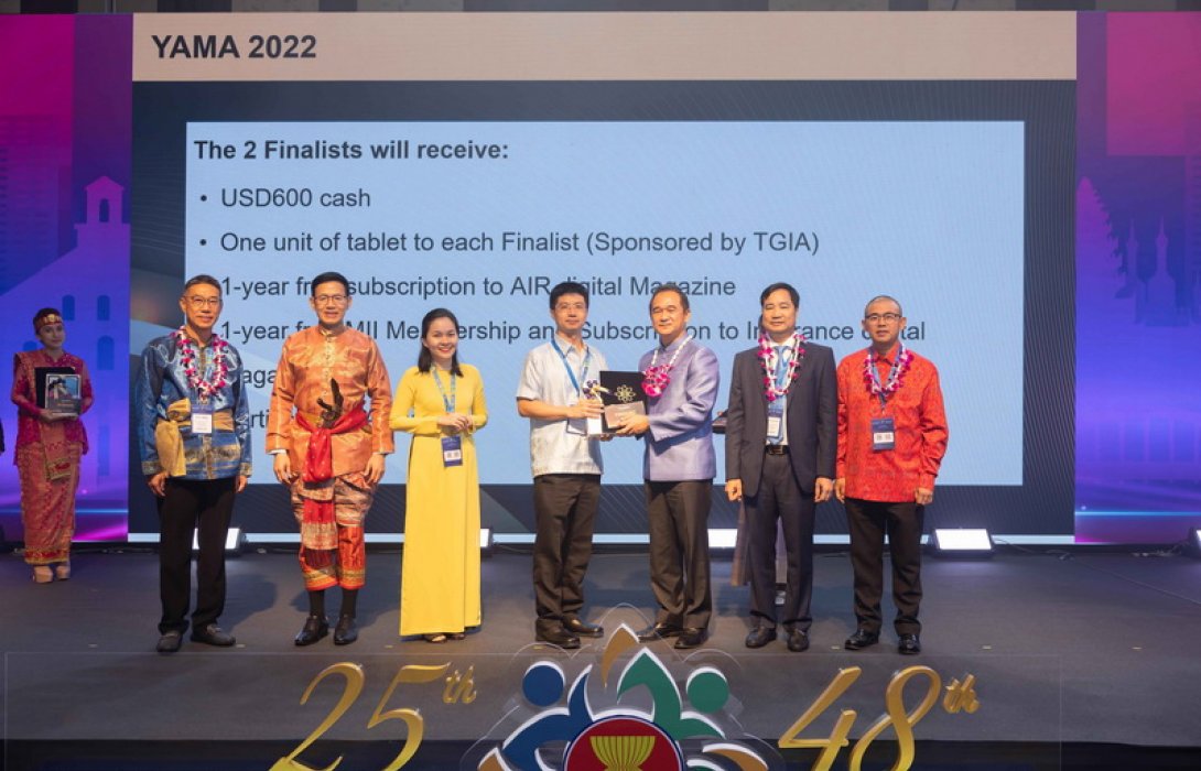 ผู้บริหาร BKI คว้ารางวัลรองชนะเลิศ Young ASEAN Manager Award (YAMA) 2022 ผู้บริหารดีเด่นรุ่นใหม่ประจำภูมิภาคอาเซียนประจำปี 2565