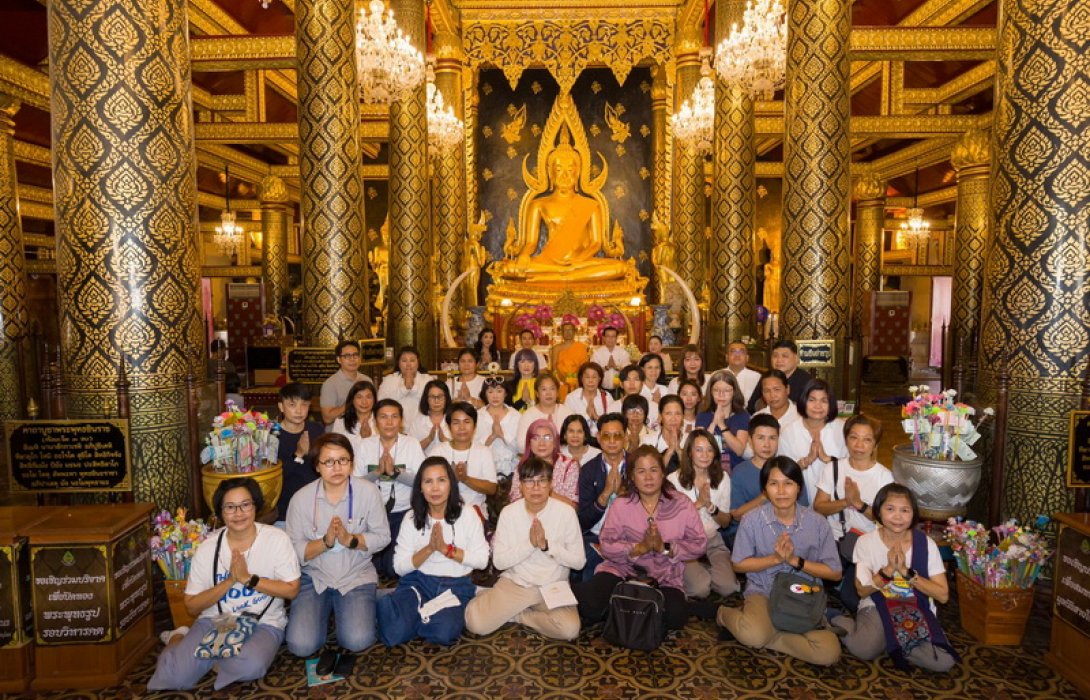 พลังบุญทิพยร่วมสร้าง สักการะสิ่งศักดิ์สิทธิ์เพื่อความสิริมงคลและสืบสานพระพุทธศาสนา ณ วัดพระศรีรัตนมหาธาตุวรมหาวิหาร จังหวัดพิษณุโลก