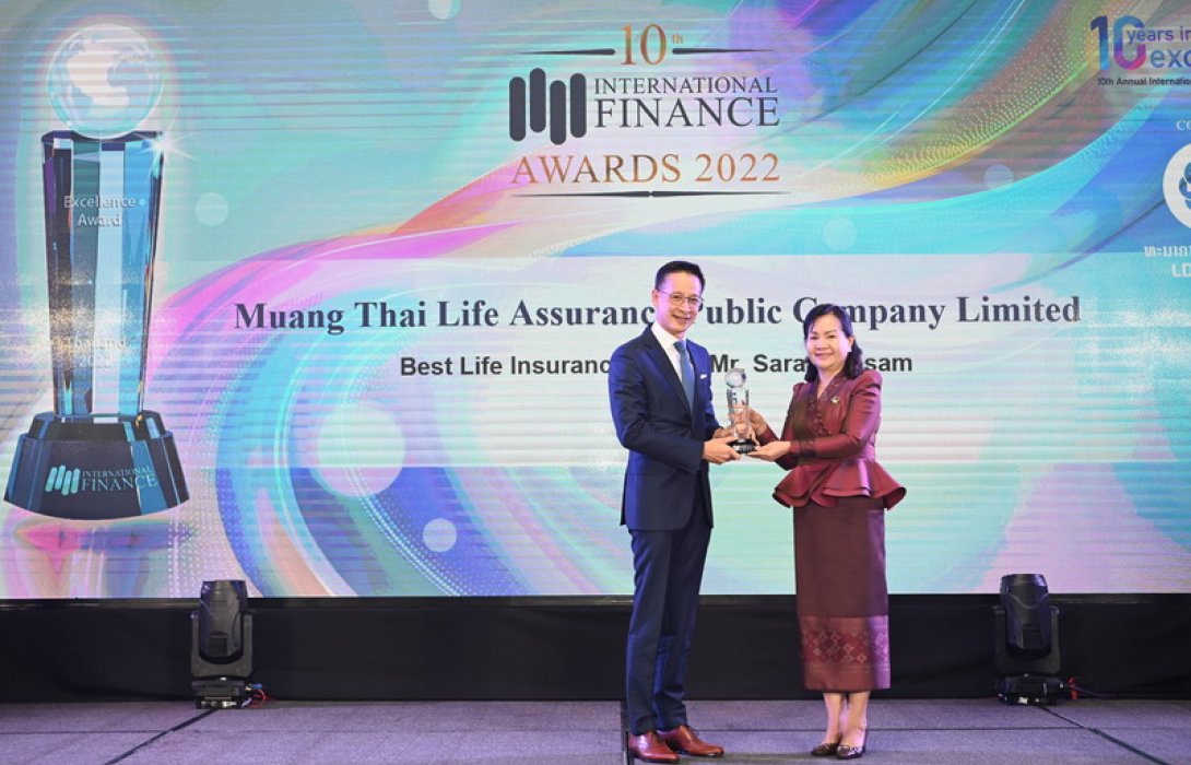 “สาระ ล่ำซำ” คว้ารางวัลสุดยอดผู้นำองค์กร “Best Life Insurance CEO - Mr. Sara Lamsam” จาก International Finance Magazine ประเทศอังกฤษ