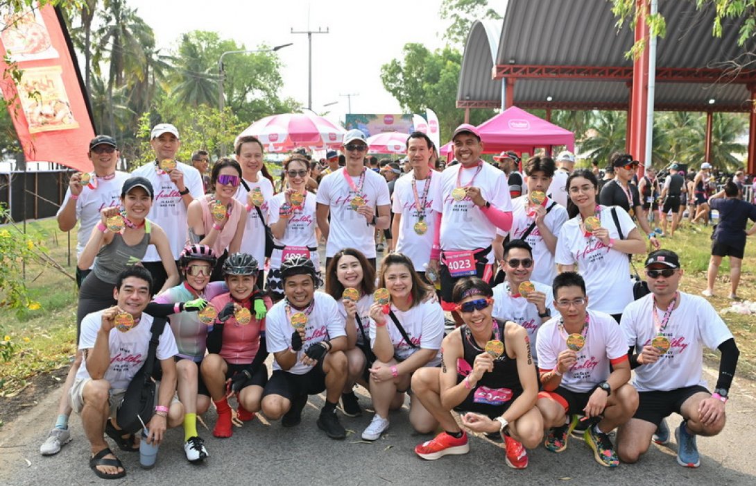 เมืองไทยประกันชีวิต มอบความสุขและรอยยิ้ม จัดการแข่งขันสนามแรก “เมืองไทยไตรกีฬา @สามร้อยยอด 2023” ตอบโจทย์คนรักสุขภาพทั้งชาวไทยและชาวต่างชาติเข้าร่วมแข่งขันอย่างคึกคัก