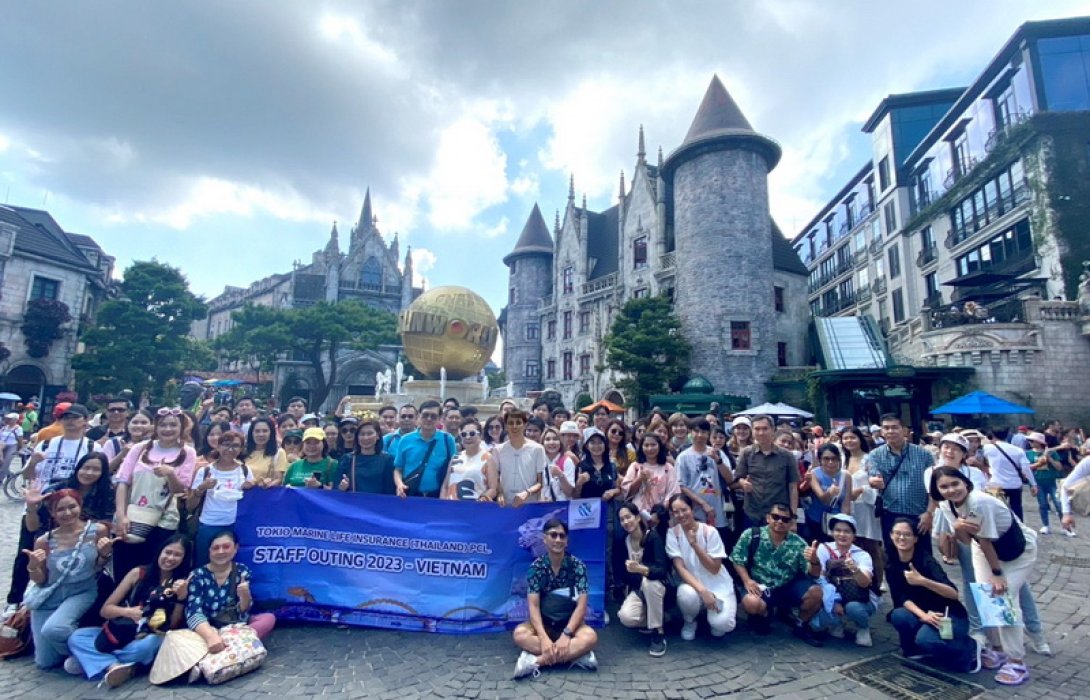 โตเกียวมารีนประกันชีวิต ทุ่มจัดทริปสุดพิเศษพาพนักงานท่องเที่ยวประจำปี