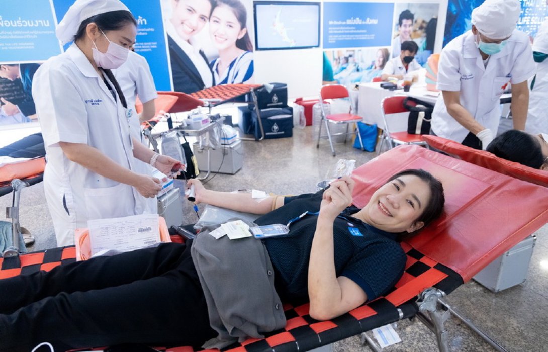 กิจกรรม Love for Life ไทยประกันชีวิตรวมพลังให้โลหิต 2 ล้านซีซี