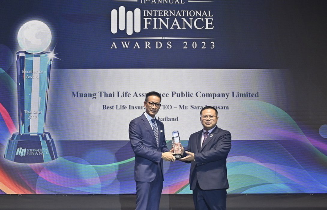 “สาระ ล่ำซำ” คว้ารางวัลสุดยอดผู้นำองค์กร “Best Life Insurance CEO” พร้อมรางวัล Best New Life Insurance Initiative – Silver Readiness by MTL จาก International Finance Magazine ประเทศอังกฤษ