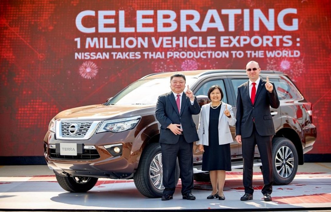 นิสสัน ประเทศไทย ฉลองความสำเร็จในการผลิตรถยนต์เพื่อการส่งออกรถยนต์ครบ1ล้านคัน