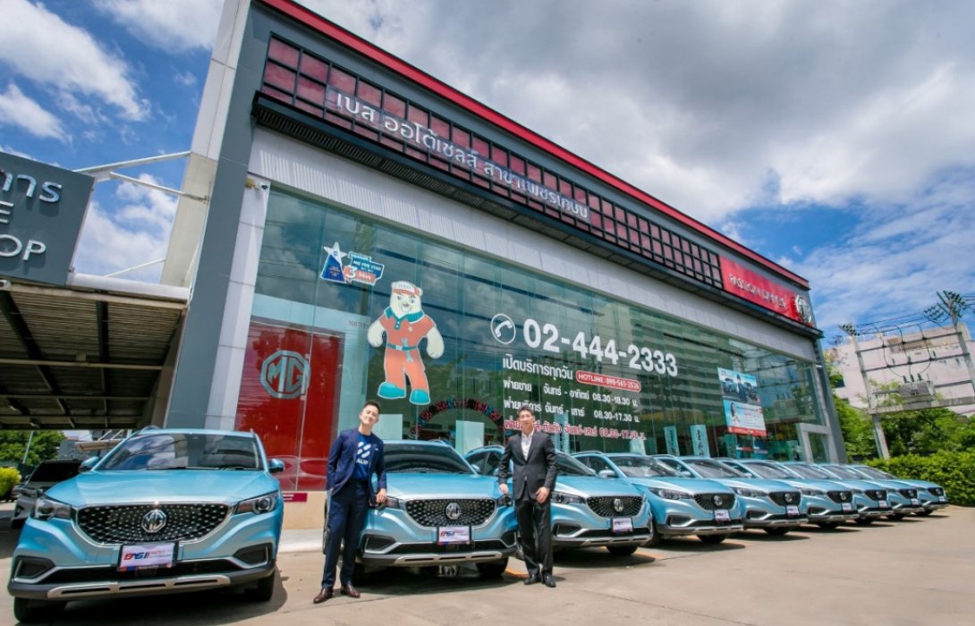 เอ็มจี ส่ง NEW MG ZS EV 40 คัน ลงโครงการ EV Car Sharing พร้อมสถานีชาร์จ เพิ่มอีกกว่า 20จุด