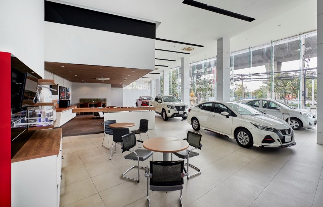 สยามนิสสันเซลส์ ปรับโชว์รูมใหม่ มาตรฐาน Nissan NRC-NEXT  บนถนนบางนา-ตราด กม.4 