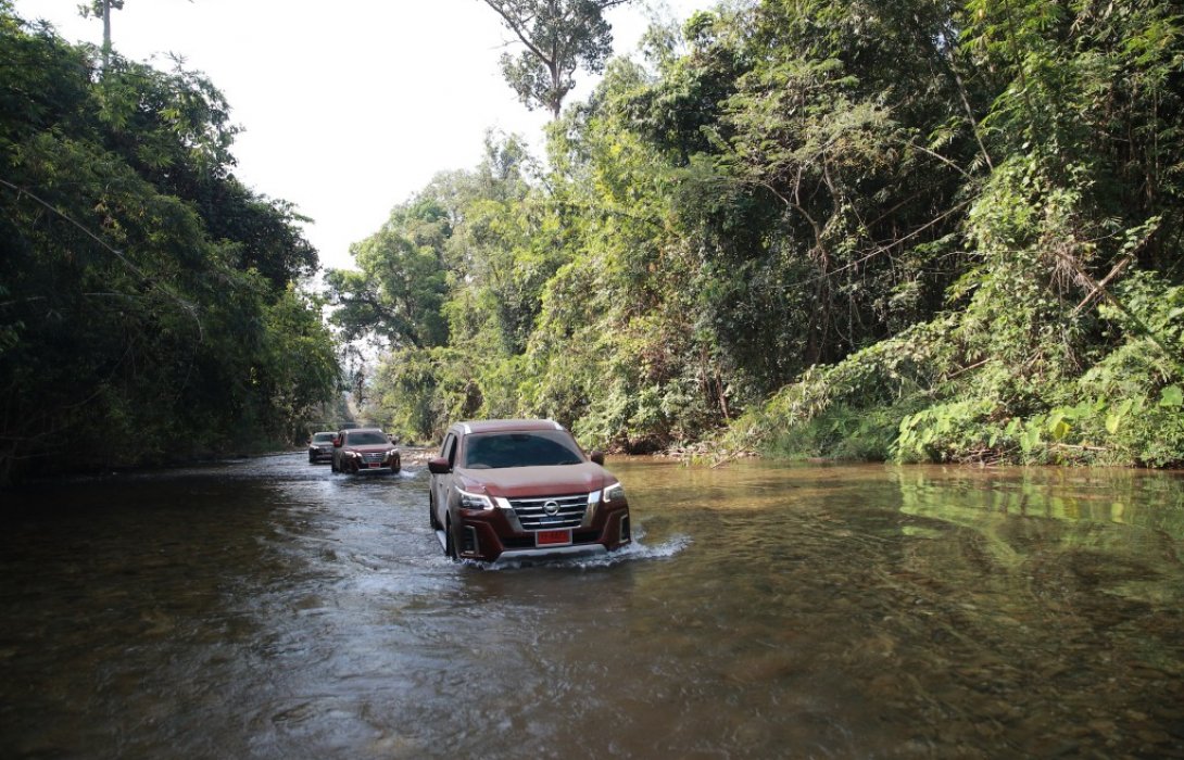 นิสสัน เทอร์ร่า ใหม่ พาตะลุยออฟโรด สุดท้าทาย ตื่นเต้น เร้าใจ ขึ้นรถ-ลงแพ ศรีสวัสดิ์ สะเนพ่อง เกาะสะเดิ่ง กาญจนบุรี