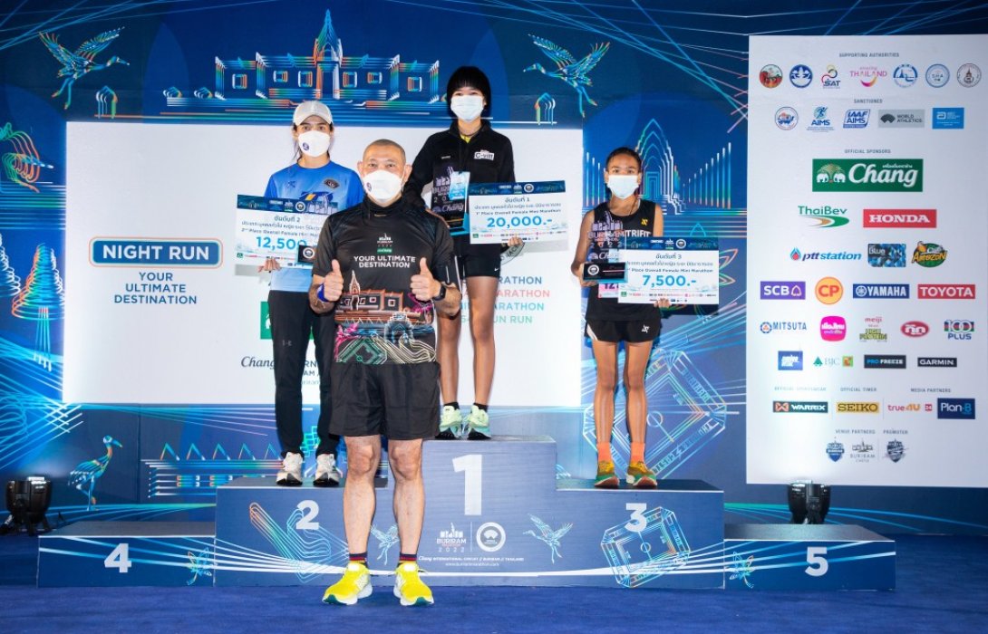 ยามาฮ่า มอบรางวัลชนะเลิศการแข่งขัน BURIRAM MARATHON 2022 