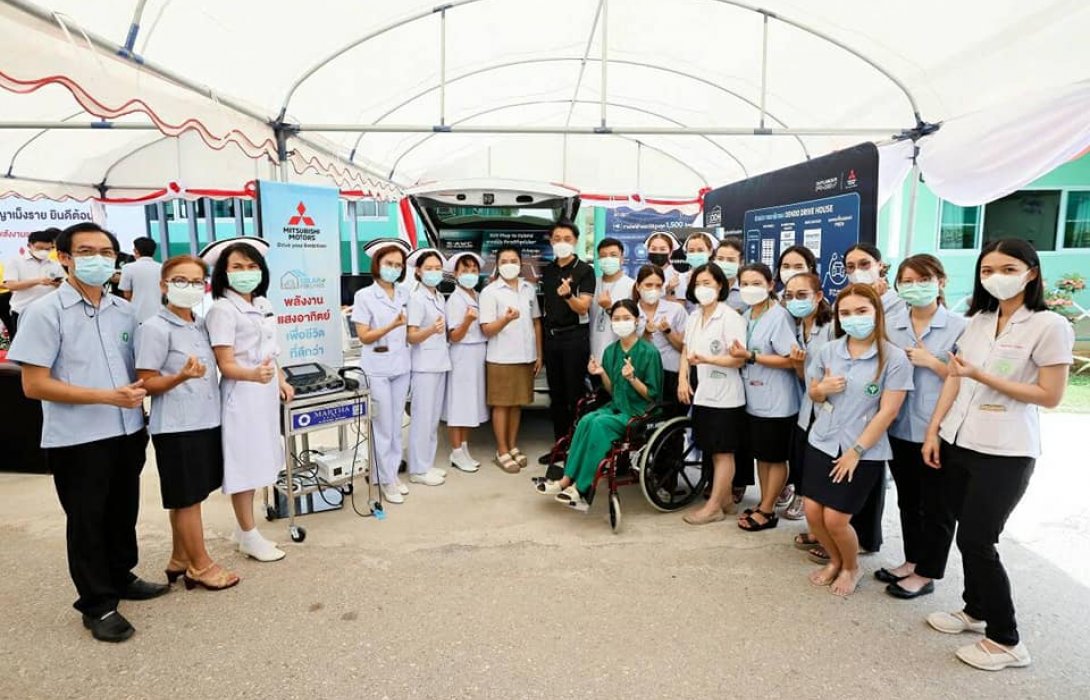 มิตซูบิชิ ส่งมอบระบบไฟฟ้า โซล่าร์เซลล์ โครงการ ‘Solar For Lives’ ให้โรงพยาบาล