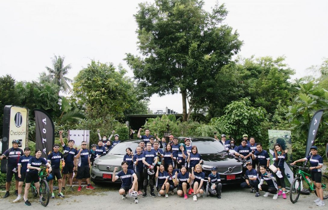 วอลโว่ สานต่อแคมเปญ“Live Life Better with Volvo”นำทีมสื่อมวลชน ปั่นจักรยานบนเส้นทางธรรมชาติ