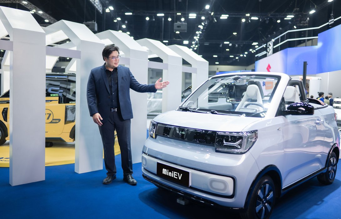 อีวี ไพรมัส อวดโฉม WULING เพิ่มอีก 2 รุ่น WULING BAOJUN YEP และ รถไฟฟ้าแบรนด์ WULING MINI EV CONVERTIBLE ในงาน Motor EXPO ครั้งที่ 40