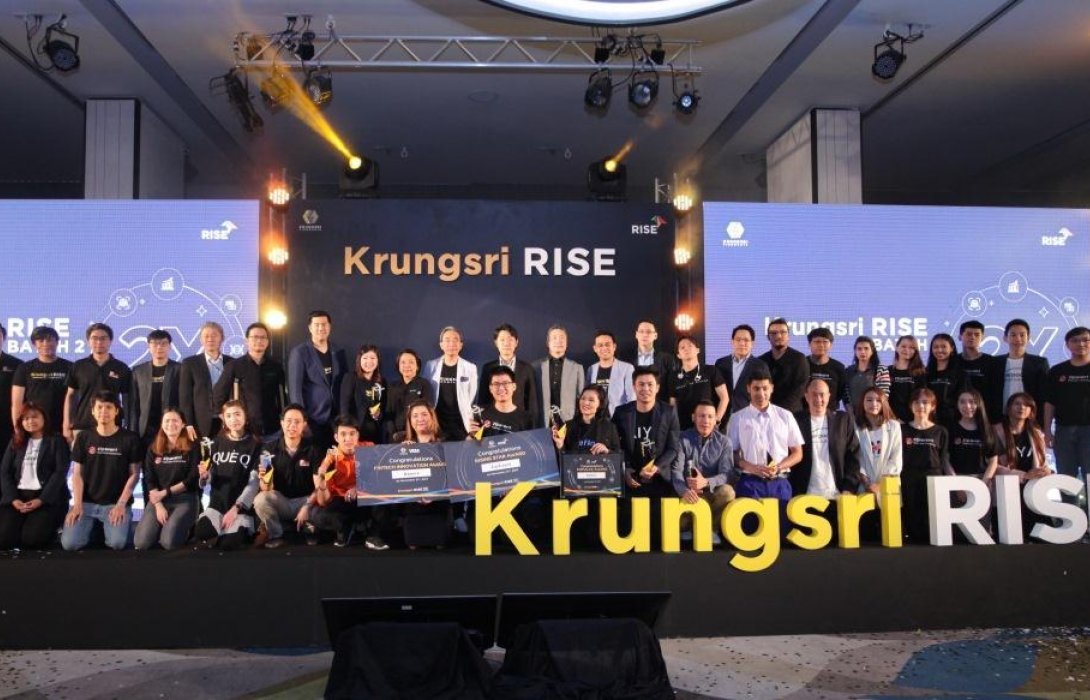 Krungsri RISE 2X Demo Day โชว์ปรากฏการณ์คูณสอง เร่งสตาร์ทอัพโต 2 เท่า 