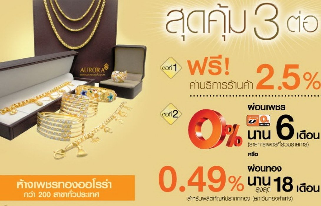 ลูกค้า“ธนชาต”สุดฟิน! ผ่อนเพชร-ทอง รับเงินคืนสูงสุด20,000บาท