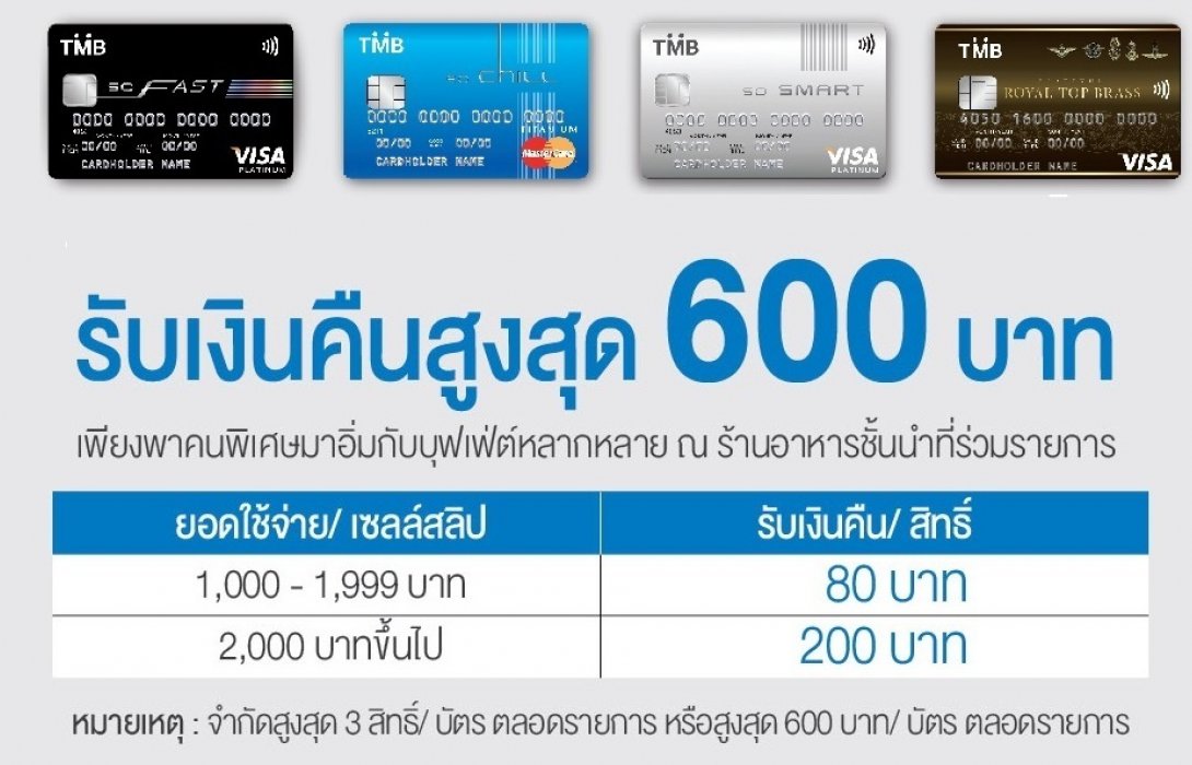 ทีเอ็มบี ให้คุณชวนคนพิเศษมาอิ่มอร่อยกับบุฟเฟต์รับวาเลนไทน์