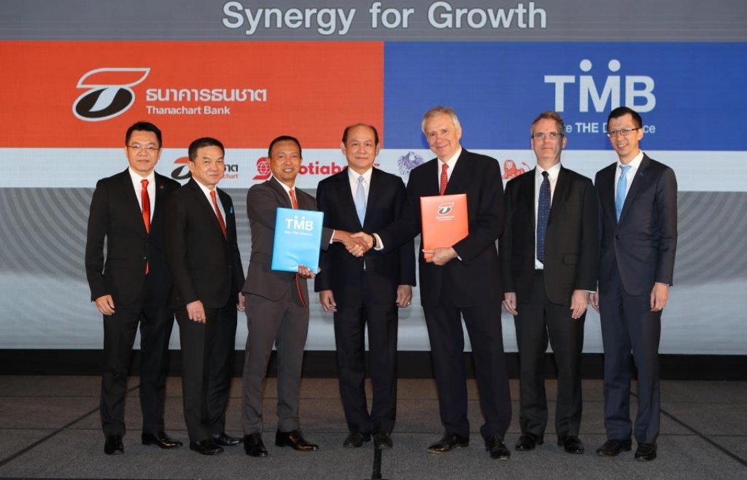 ทีเอ็มบี-ธนชาตประกาศแผนรวมกิจการยกระดับบริการขยายฐานลูกค้าสู่10ล้านคน