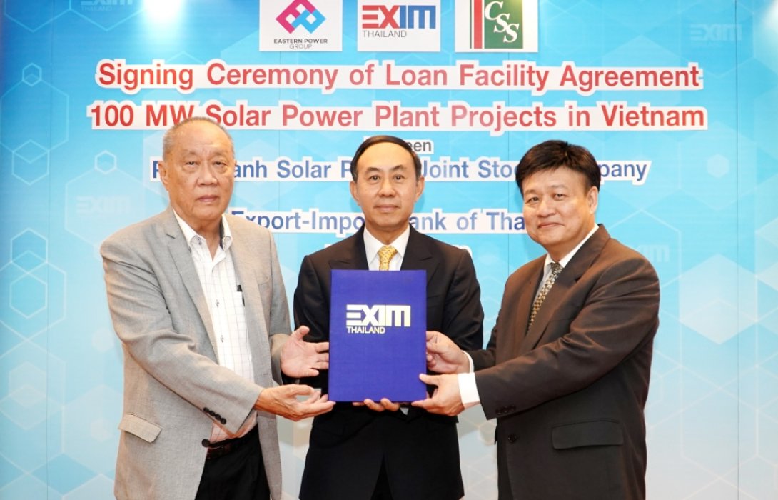 EXIM BANKหนุนเงินกู้อีสเทอร์นพาวเวอร์65 ล้านดอลลาร์สหรัฐสร้างโรงไฟฟ้าแสงอาทิตย์ในเวียดนาม