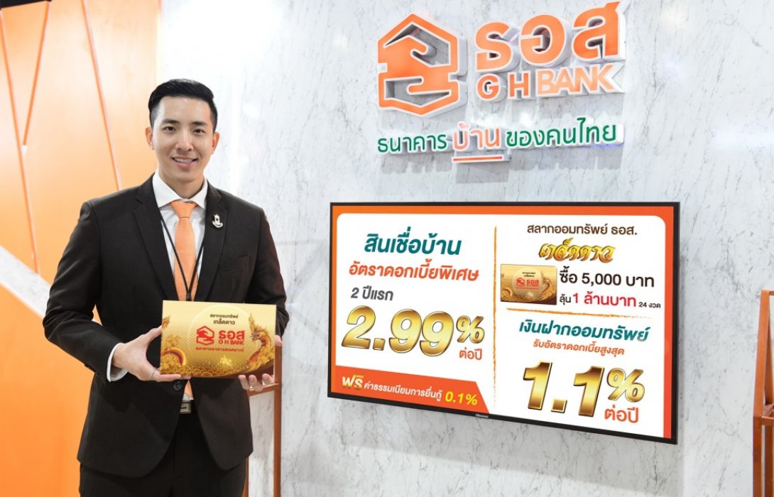 ธอส.จัดสินเชื่อบ้านอัตราดอกเบี้ยคงที่2ปีแรก2.99% ต่อปีในงาน“Smart SME Expo 2020” 