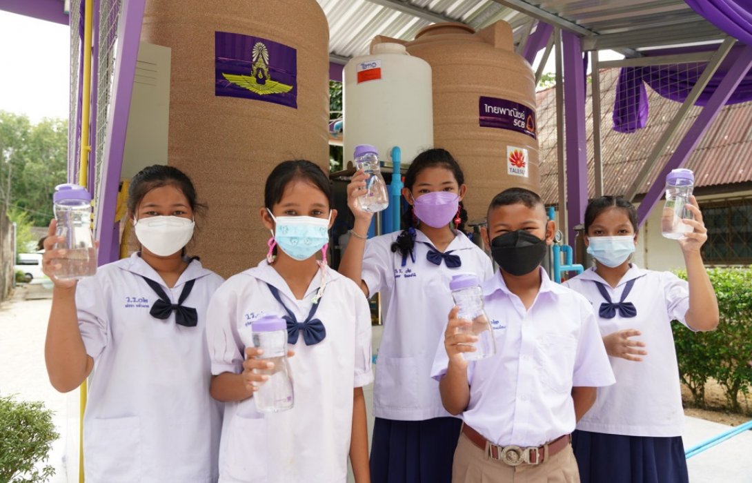 ธนาคารไทยพาณิชย์ร่วมกับกองทัพอากาศเดินหน้าโครงการจัดหาน้ำอุปโภคบริโภคให้ชุมชนด้วยพลังงานสะอาด